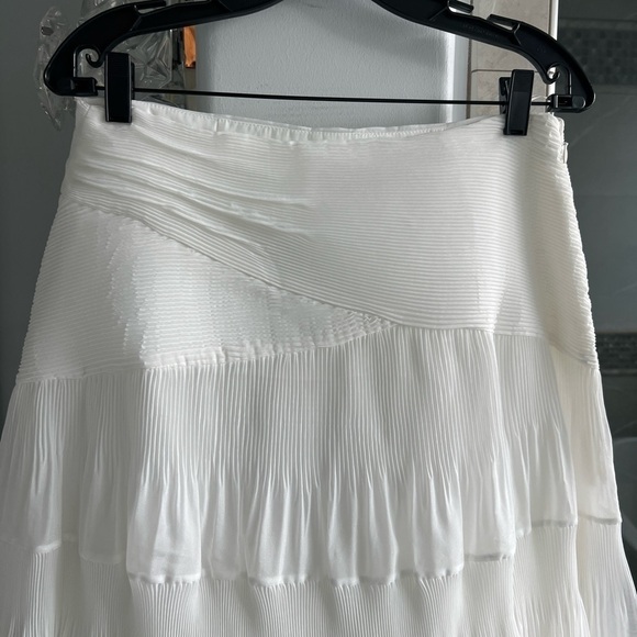 Zimmermann Postcard Pleated Fan top & Midi Skirt Set: Ivory - Picture 8 of 13